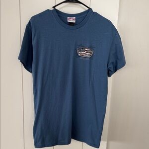 Ron Jon Slate Blue Short Sleeve Logo Tee